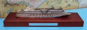 Kreuzfahrtschiff "AIDAdiva" Sphinx-Klasse graue Ausführung (1 St.) D 2007 in 1:1400